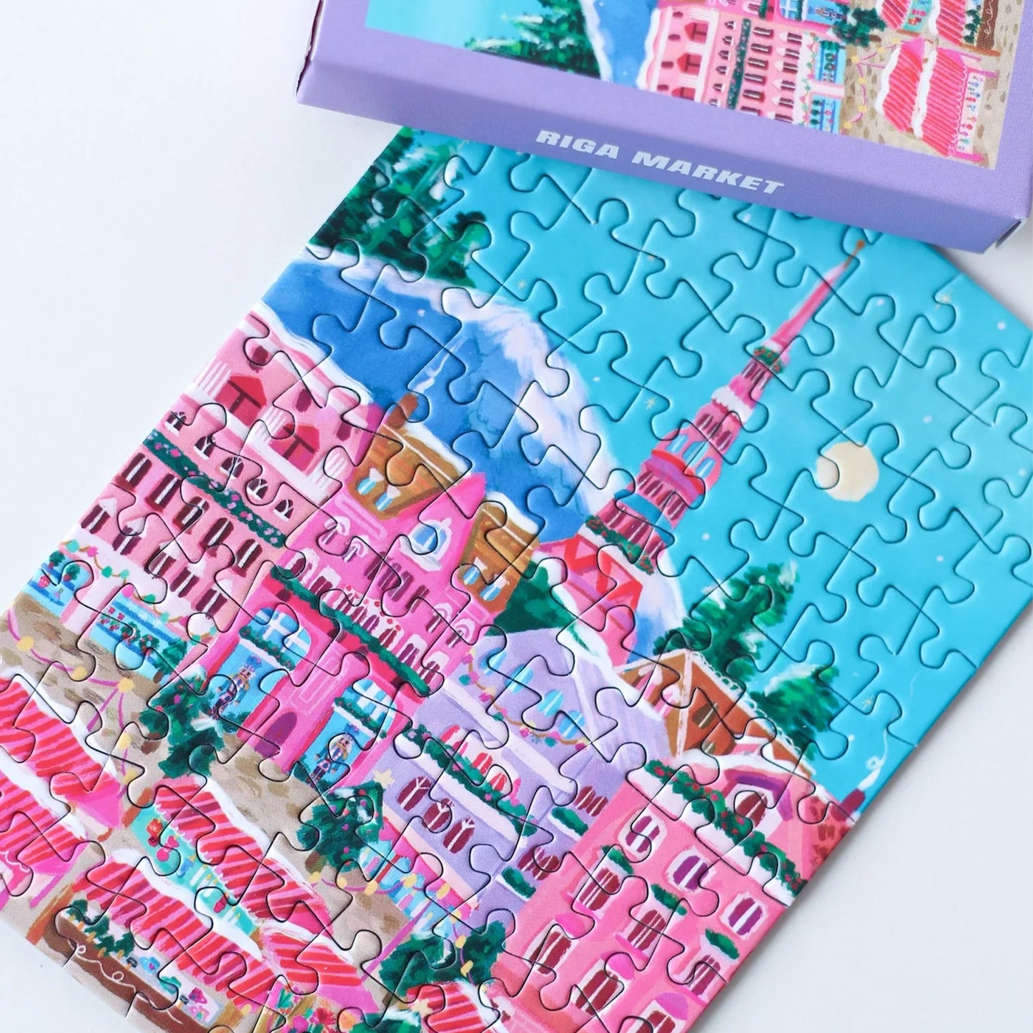 Mini puzzle piecely Riga market