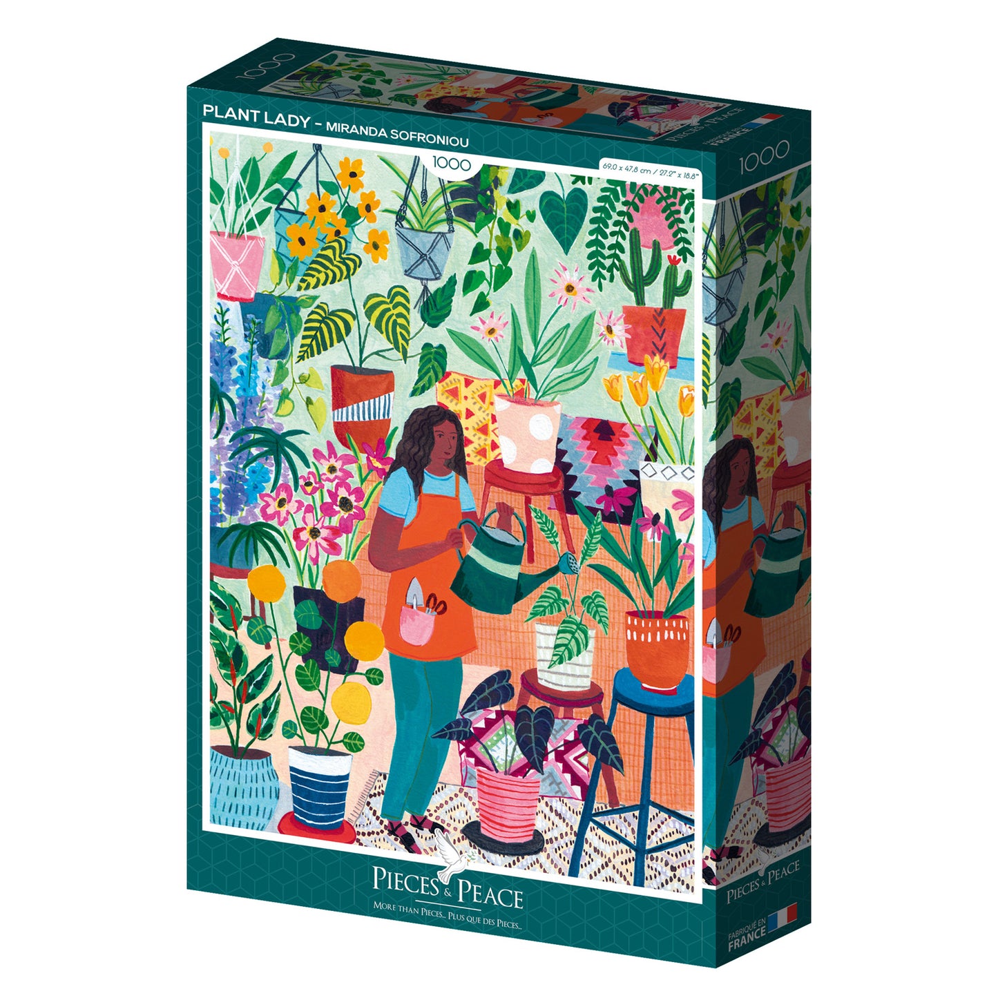 puzzle plant lady pieces and peace 1000 pièce miranda sofroniou