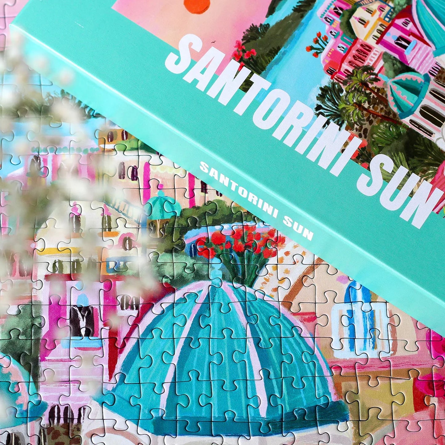 Piecely Puzzle Santorini sun