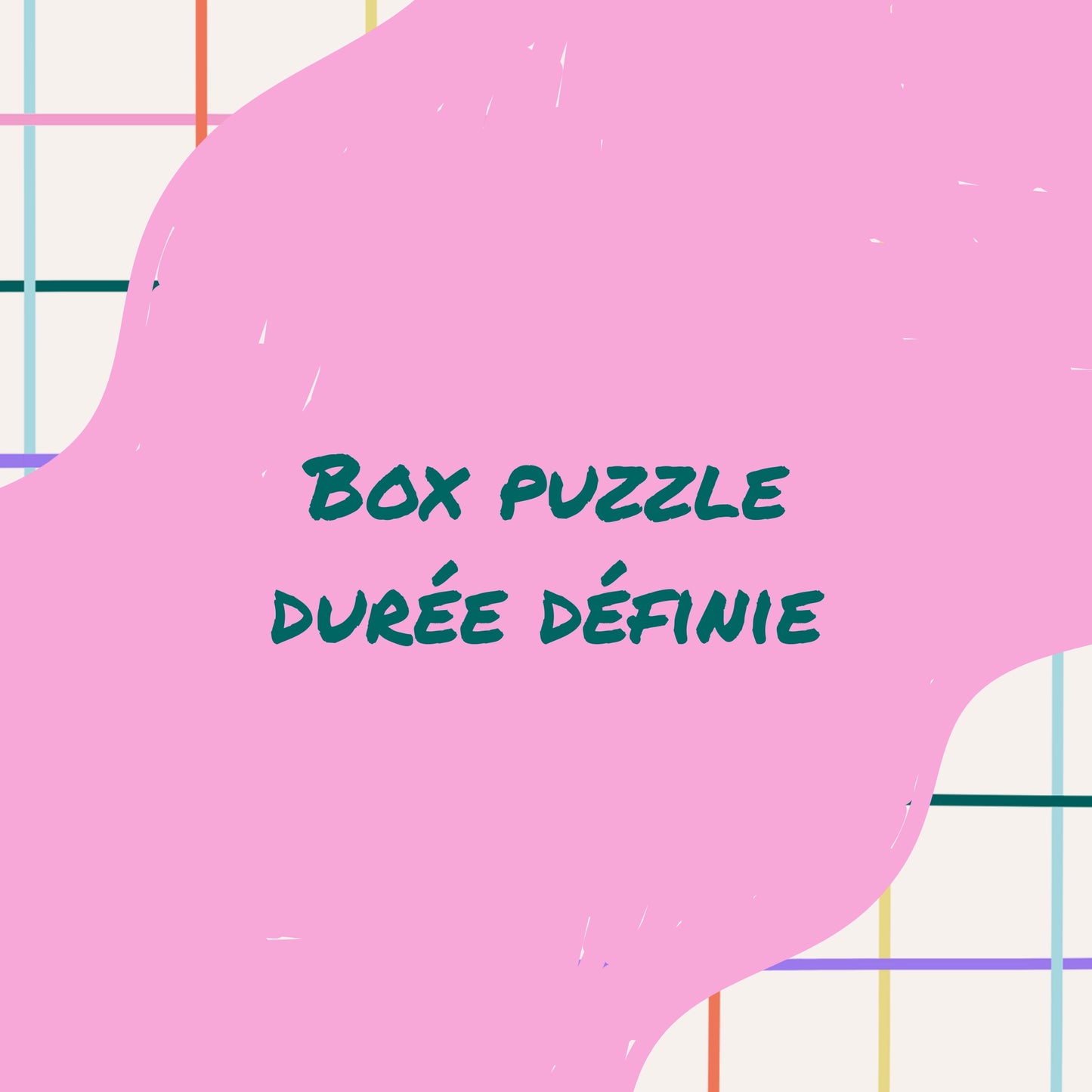 box puzzle idée cadeau pièce rapportée