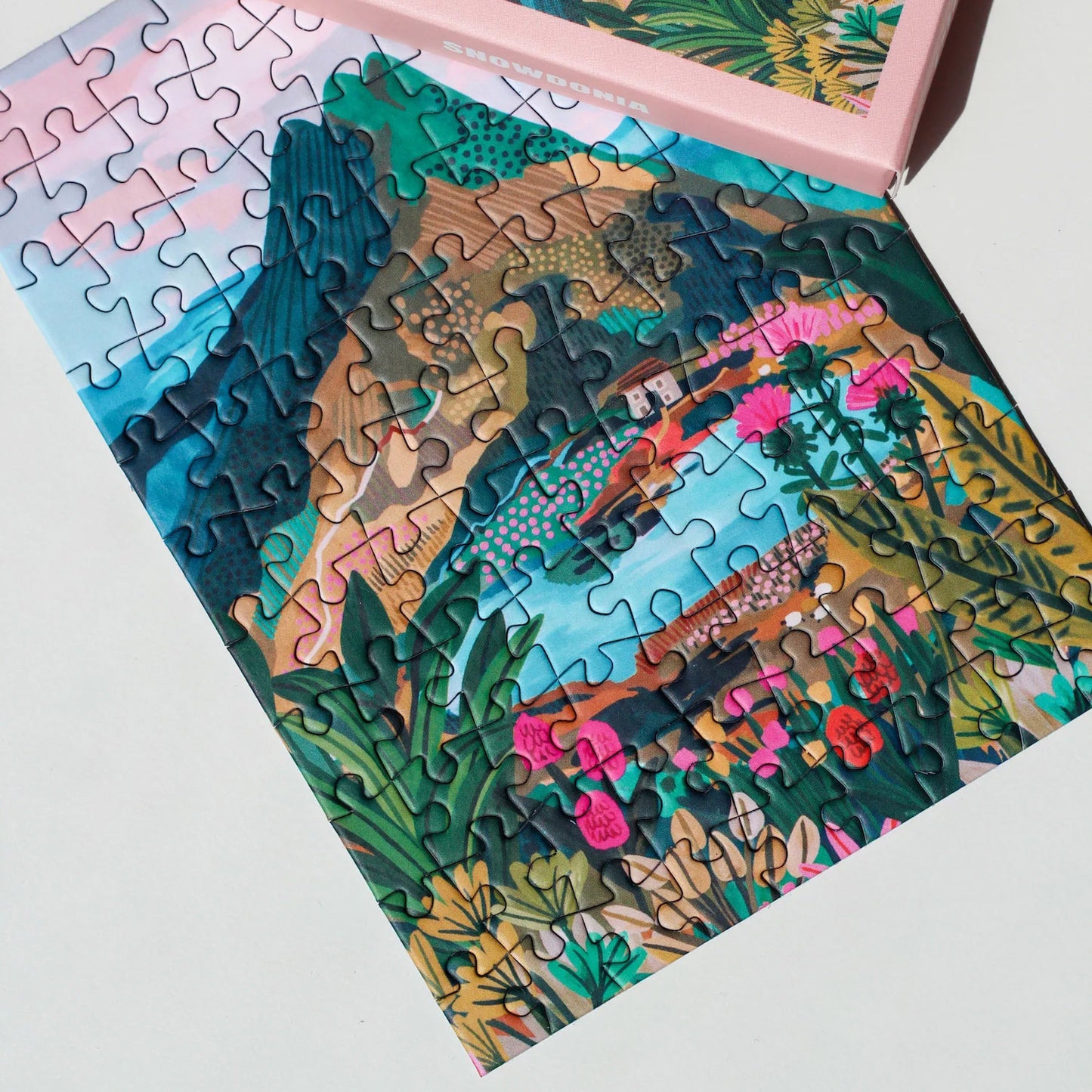 mini puzzle snowdonia piecely