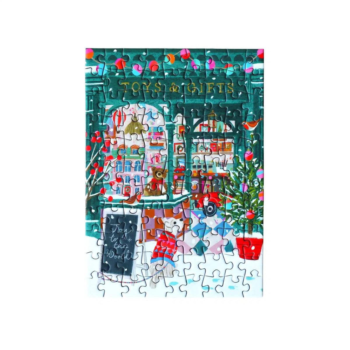 mini puzzle noel piecely jolly holidays 99 pieces victoria ball