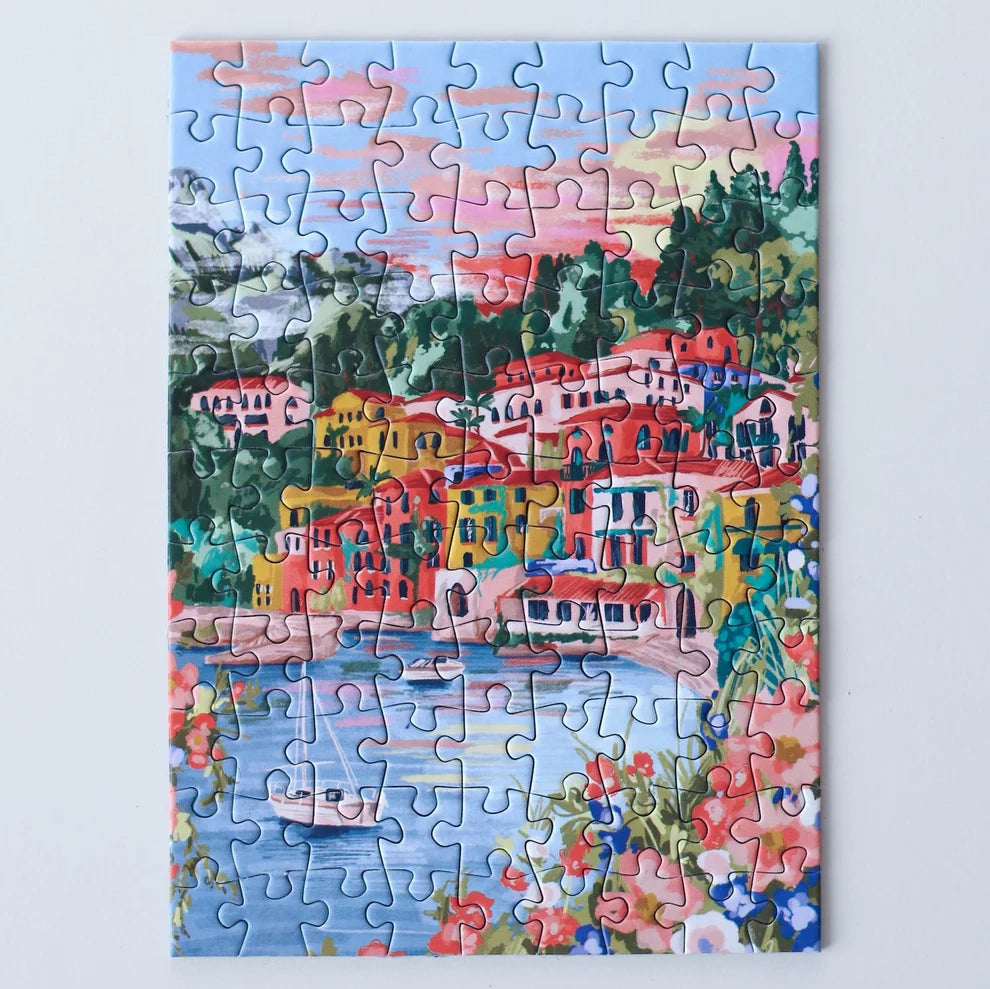 mini puzzle lake como lac de come piecely voyage italie