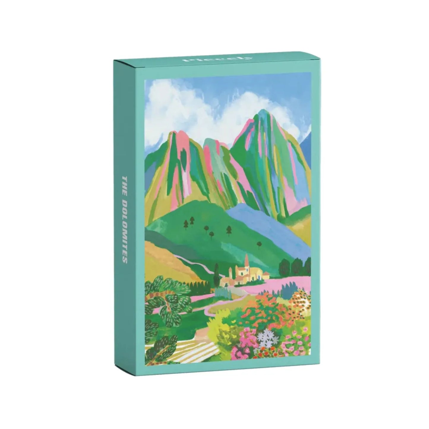 mini puzzle dolomites piecely
