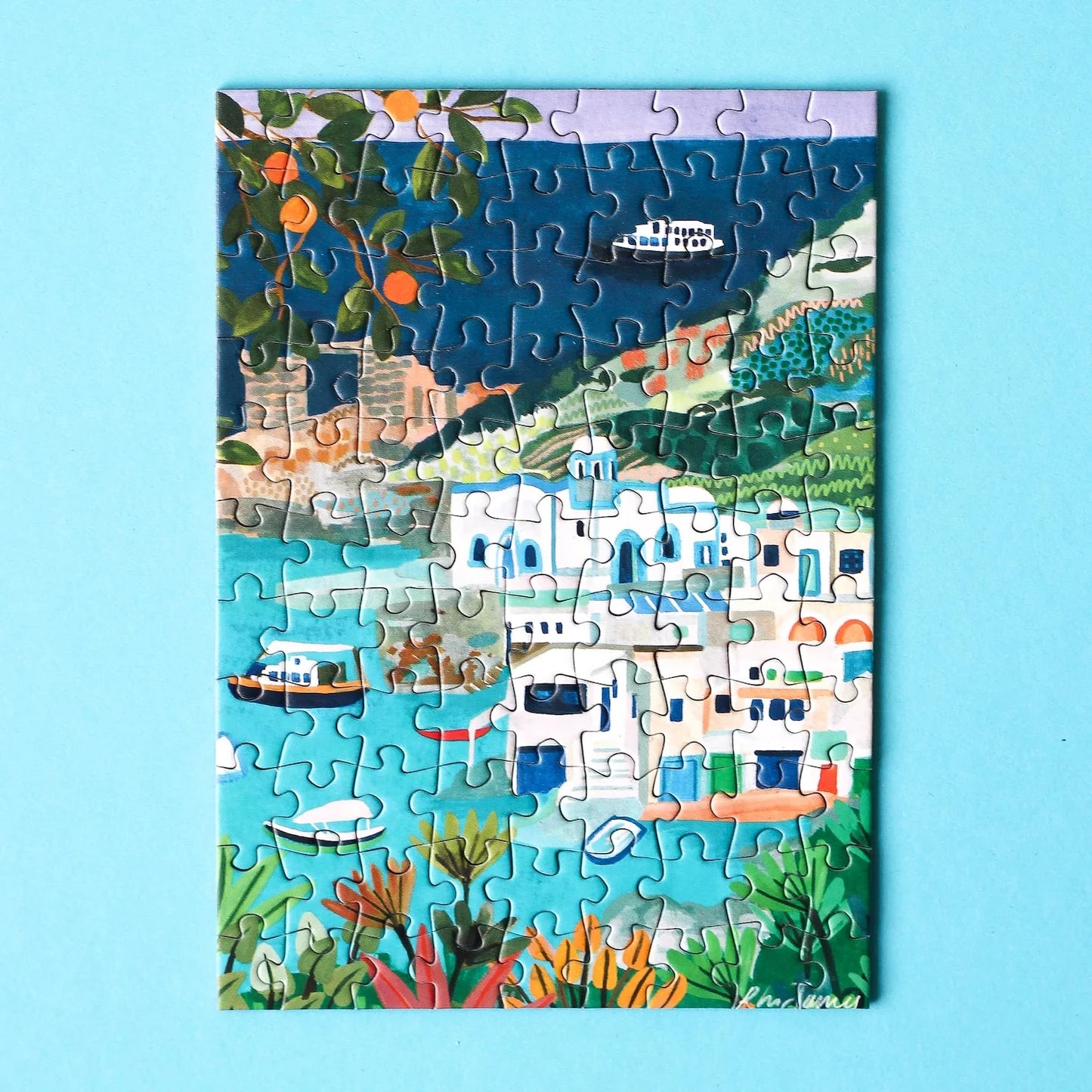 Mini puzzle Milos Greece Piecely Rhi JAMES