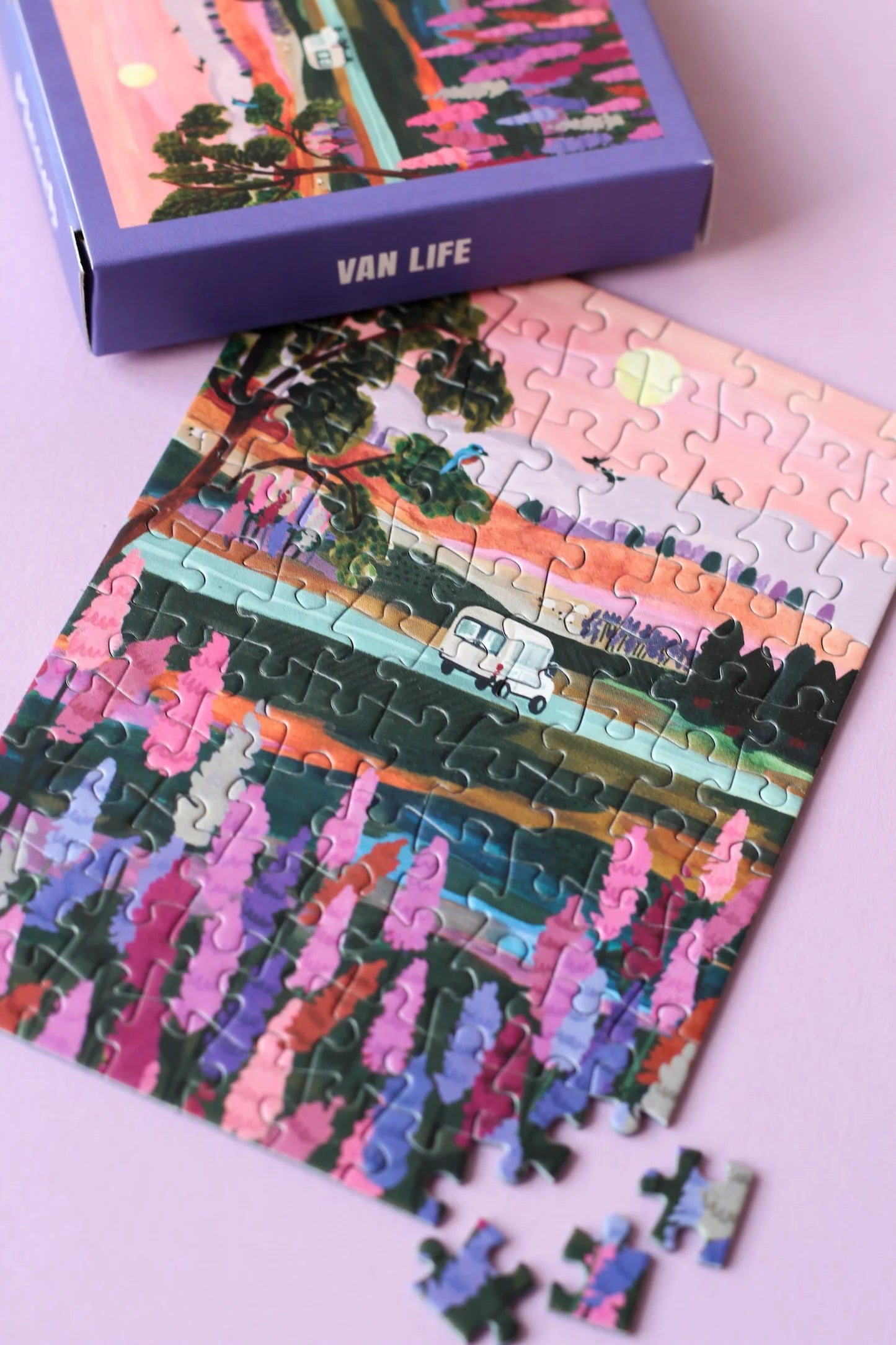 Mini puzzle Van life Piecely Rhi james