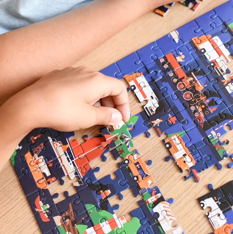 Puzzle éducatif puzzle enfant Véhicules POPPIK