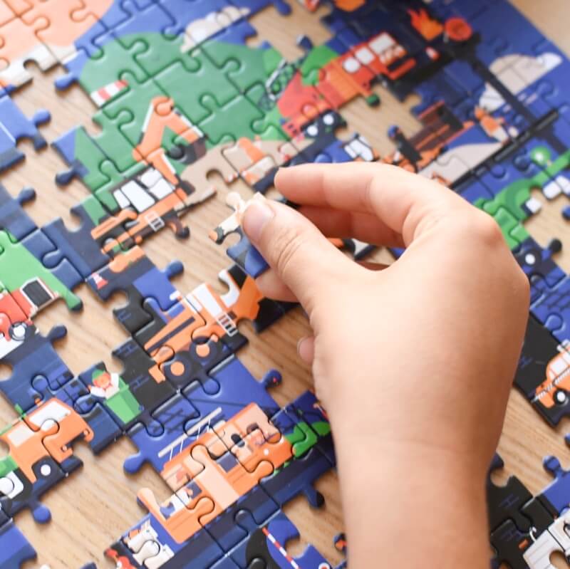 puzzle enfant poppik voiture véhicule