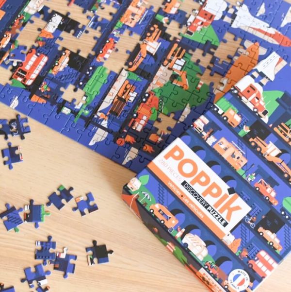 Puzzle éducatif Véhicules POPPIK