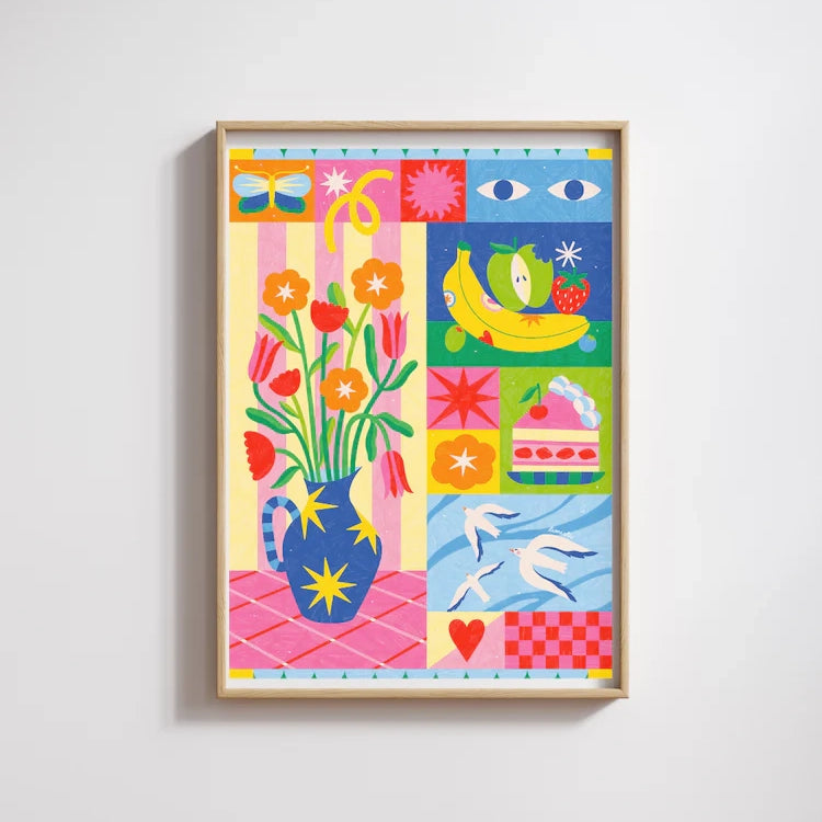 puzze 1000 pieces limistic lundi en huit made in france illustratrice moderne original pop