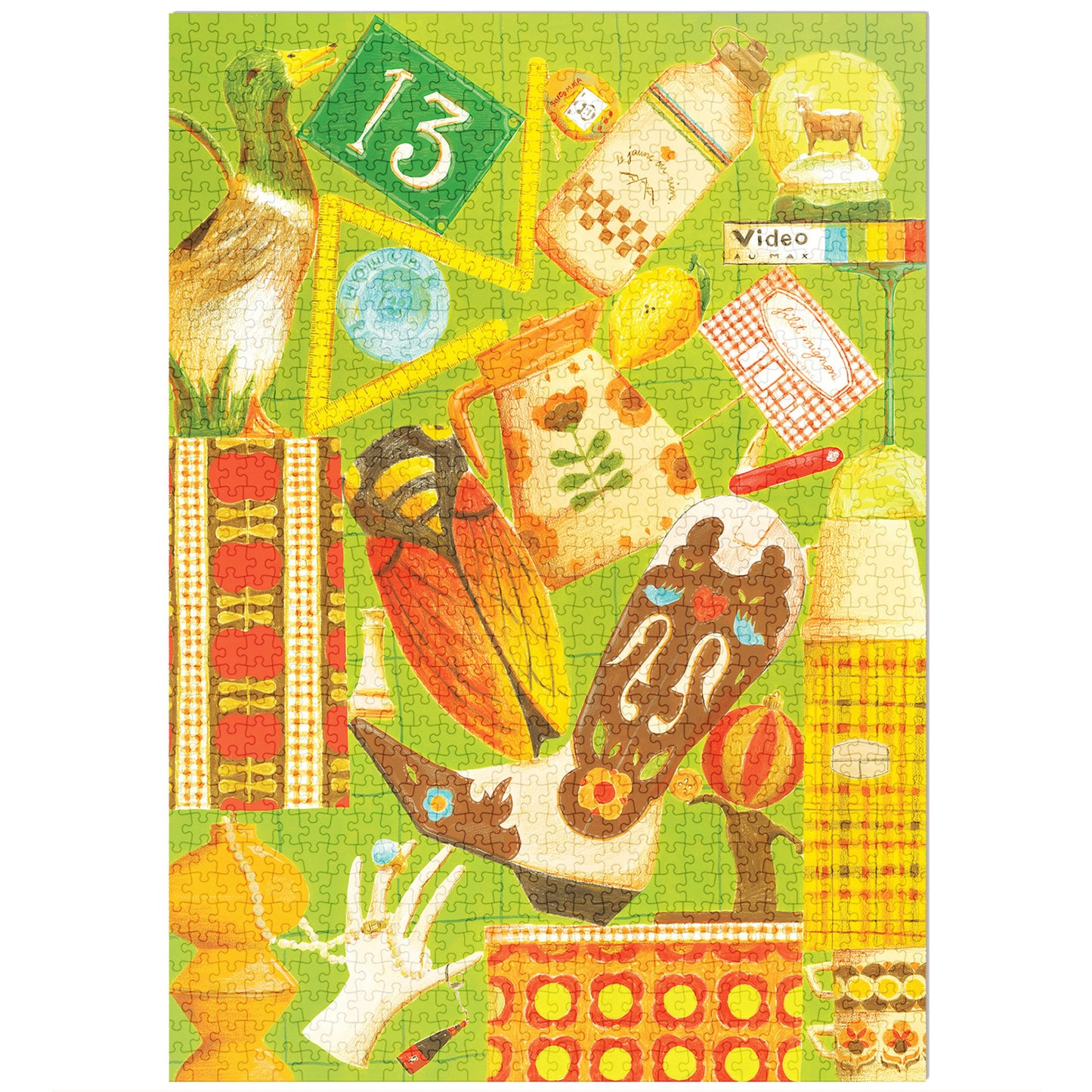 puzzle jour férié vide grenier 1000 pièces