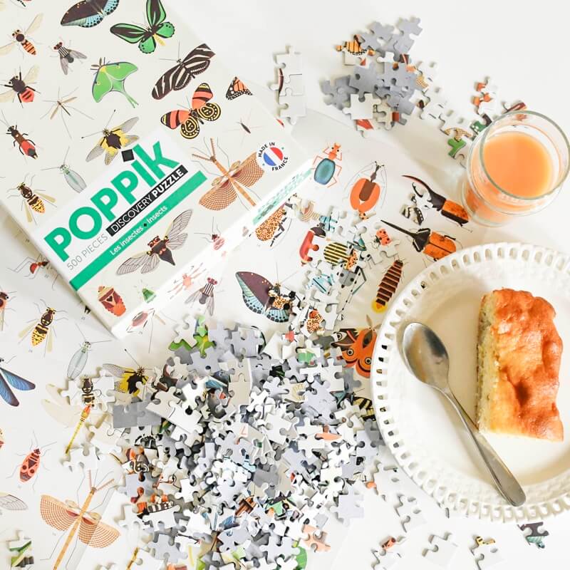 POPPIK Puzzle éducatif affiche Les insectes