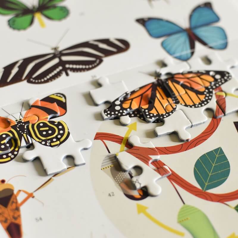 Puzzle éducatif enfant Les insectes POPPIK