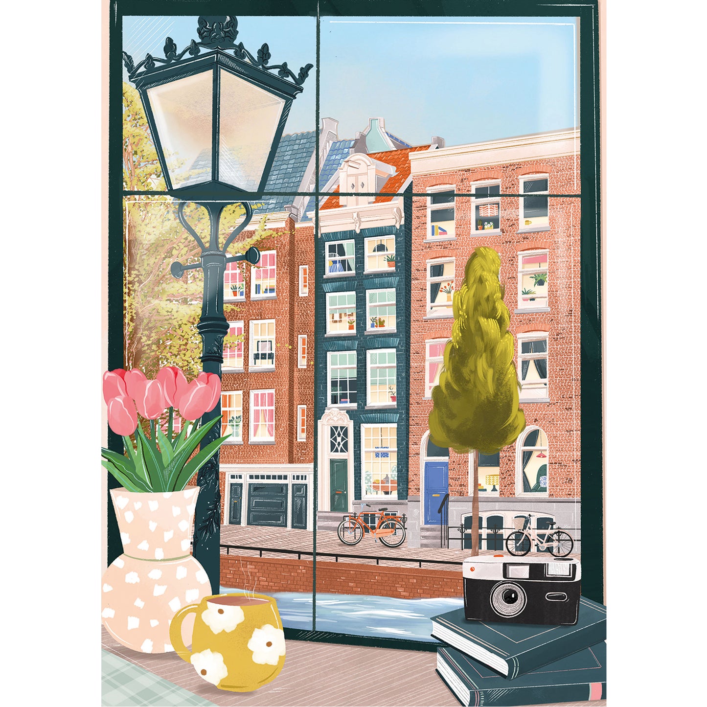 puzzle pieces and peace amsterdam from a coffee shop