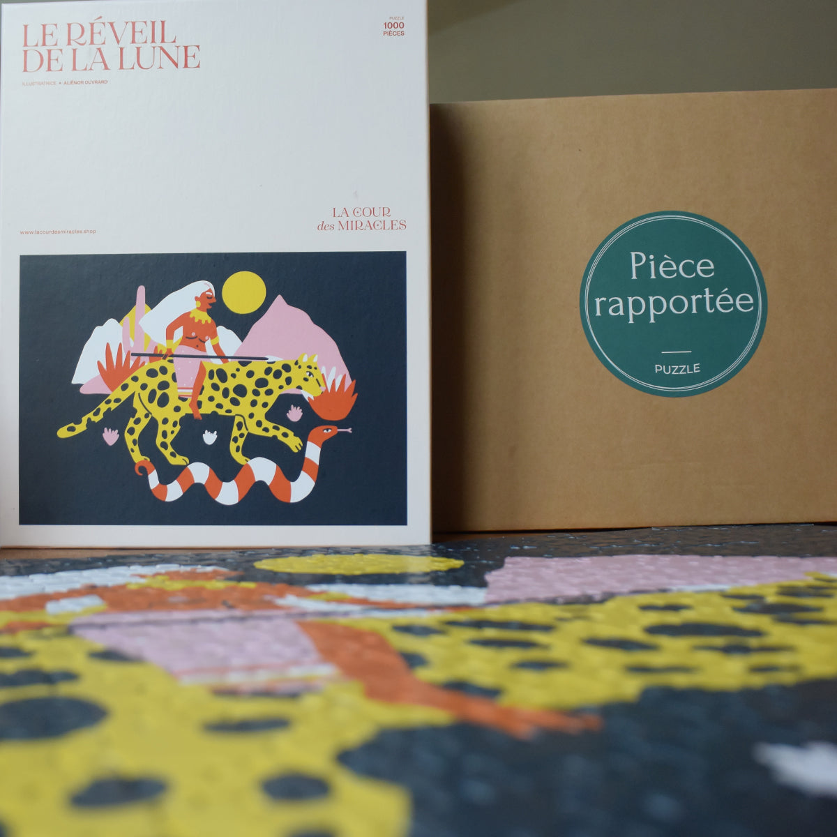 La lune - 500 pièces - Les puzzles des éditions imaginaires La lune - 500 pièces - Les puzzles des éditions imaginaires