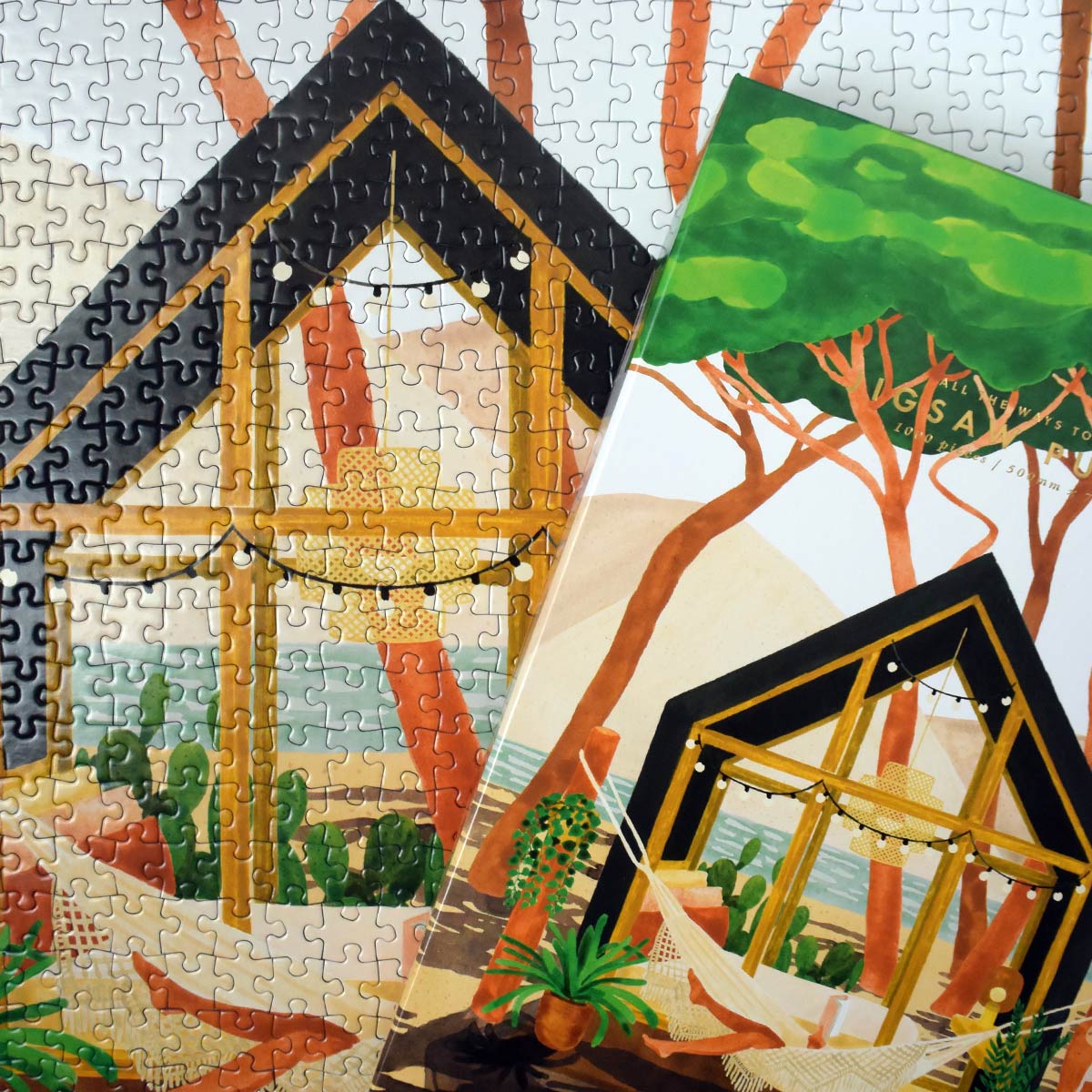 box puzzle pièce rapportée