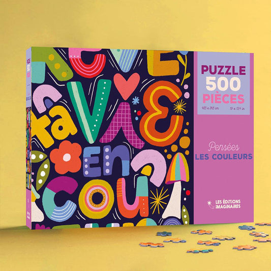 Puzzle les couleurs Les éditions imaginaires