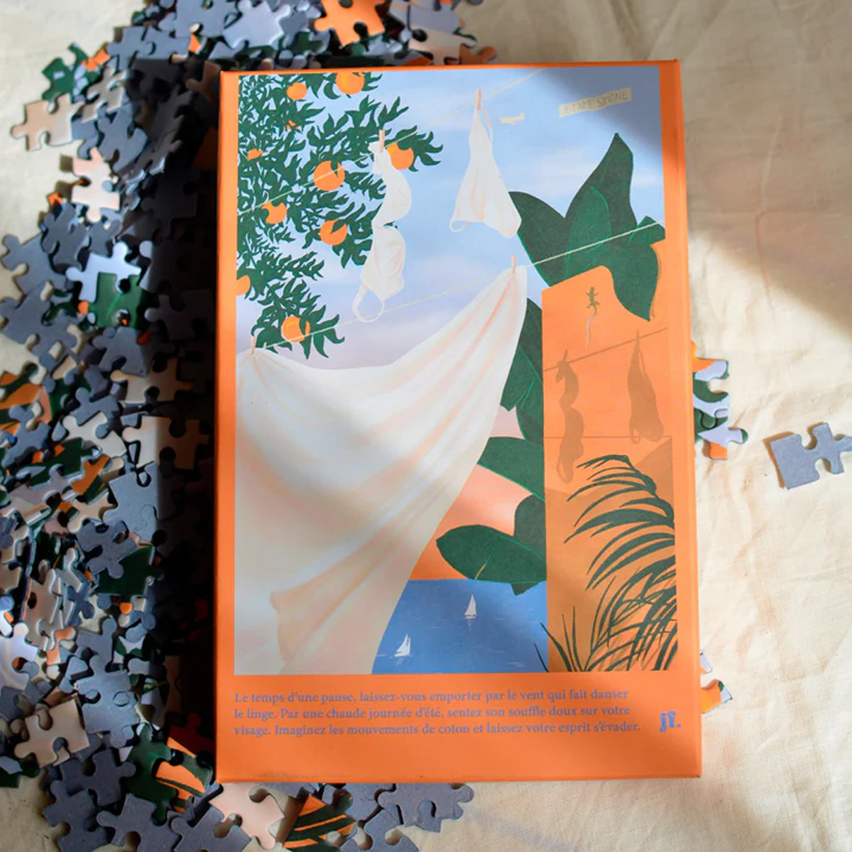 Jour férié La petite danse du linge puzzle made in france