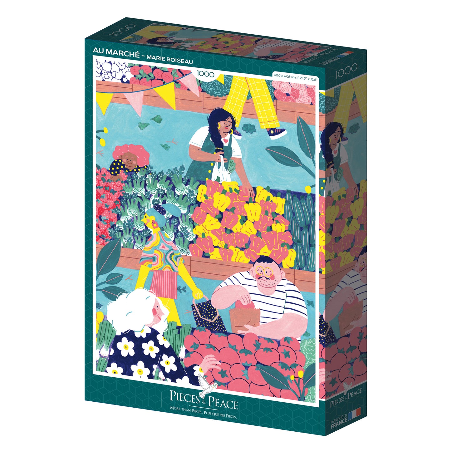 puzzle au marché pieces and peace marie boiseau
