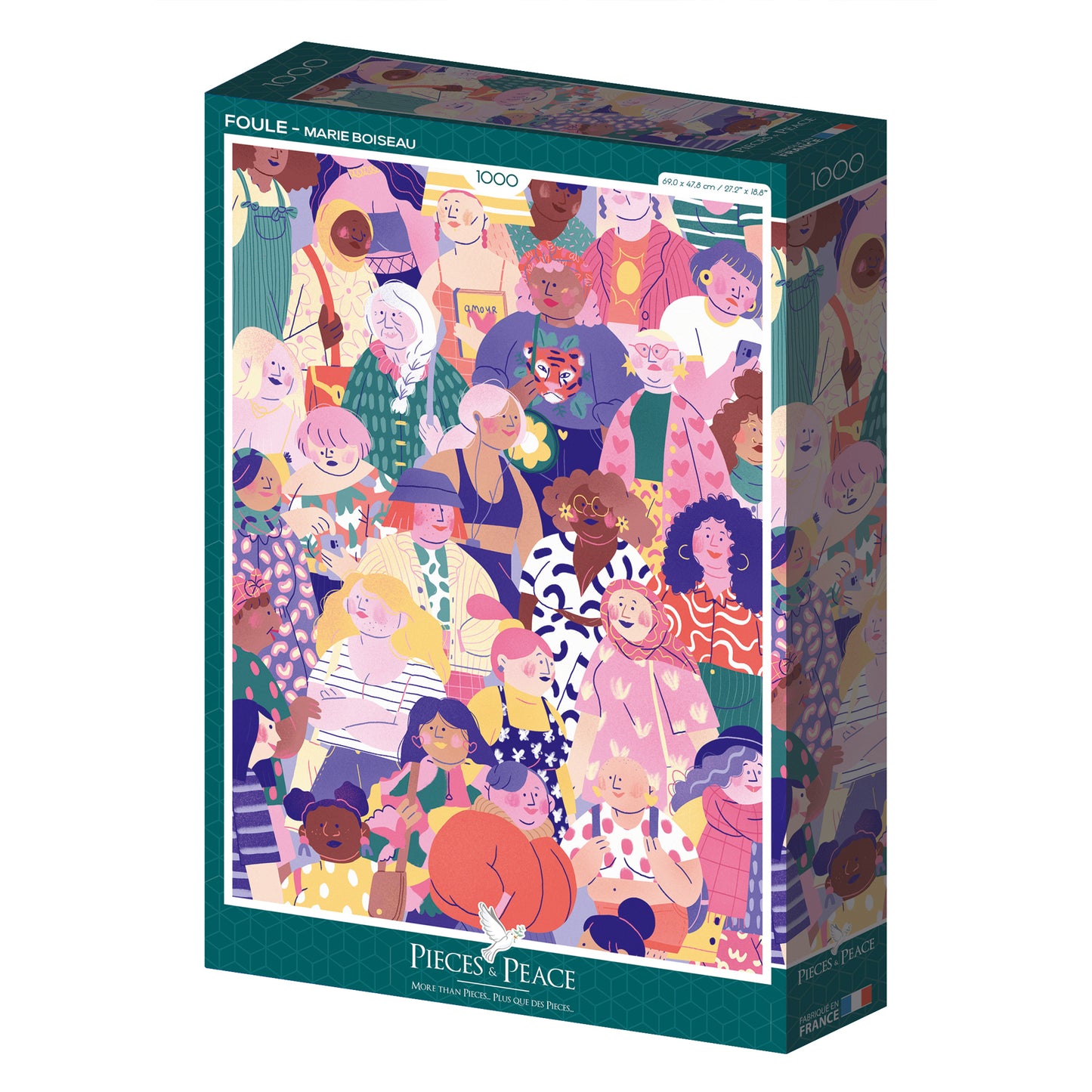 puzzle foule marie boiseau pieces and peace