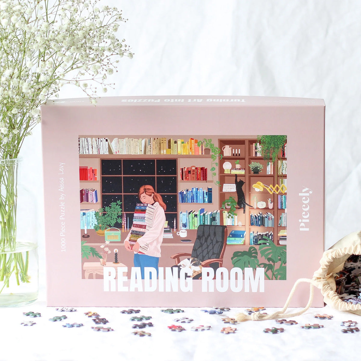 puzzle reading room piecely