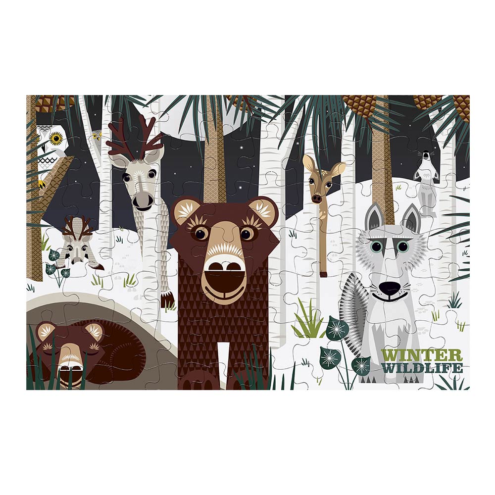 puzzle enfant coq en pate winter