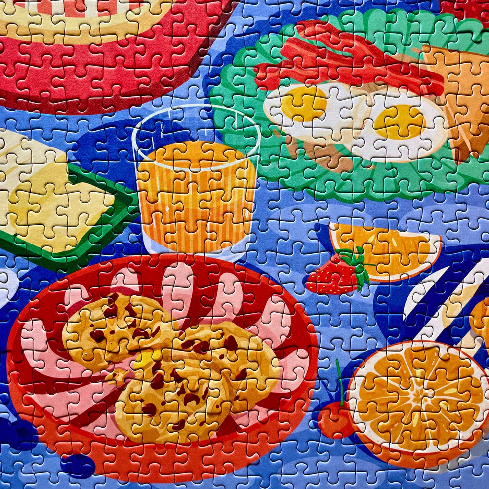 puzzle 1000 pièces breakfast lozo das puzzle kollektiv food