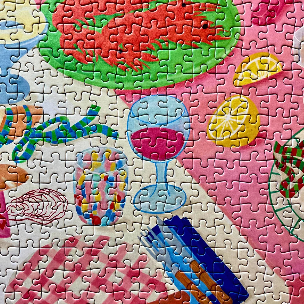 puzzle 1000 pièces le soir das puzzle kollektiv frauke schyroki food nourriture