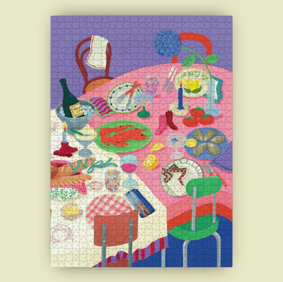 puzzle 1000 pièces le soir das puzzle kollektiv food