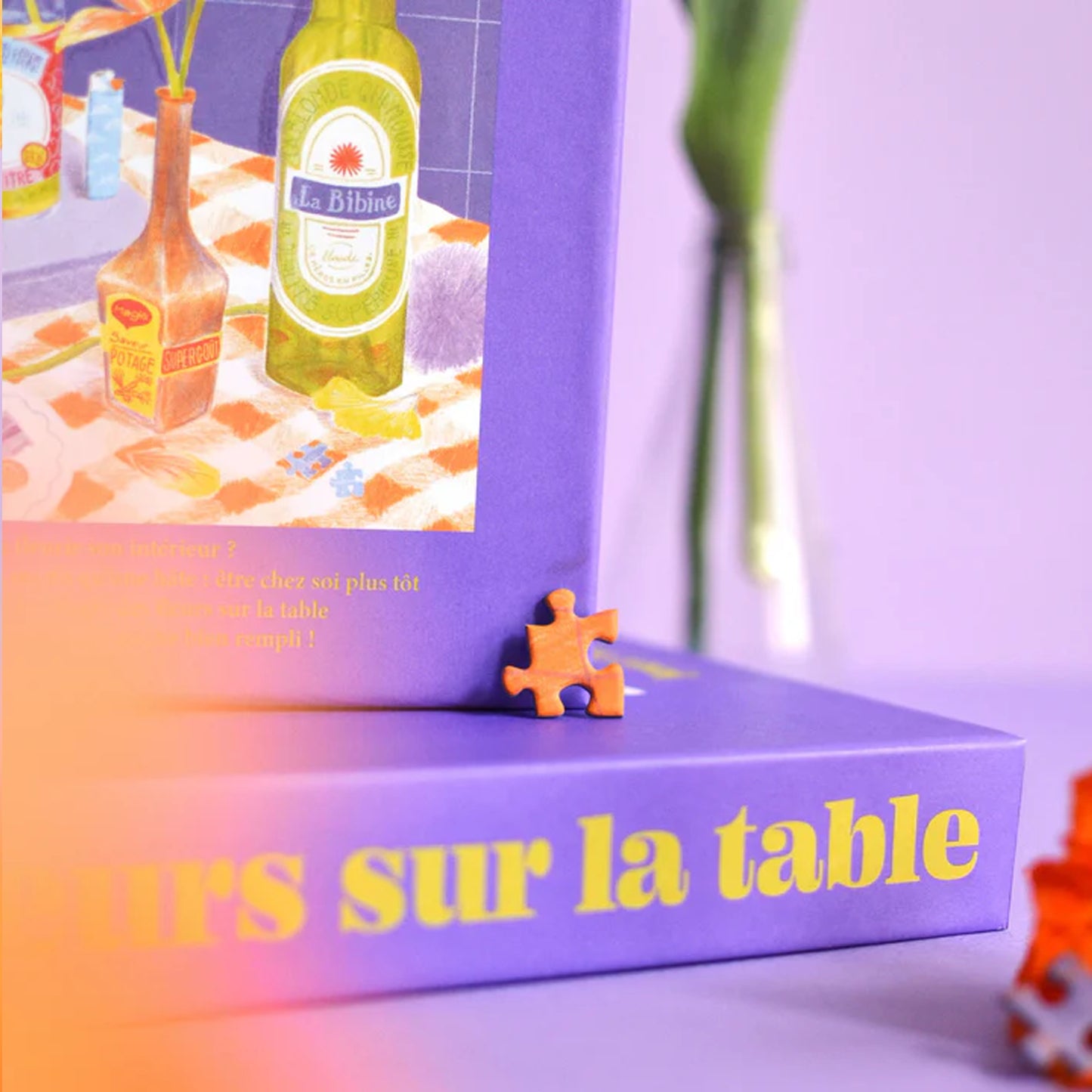 Puzzle 500 pièces Des fleurs sur la table