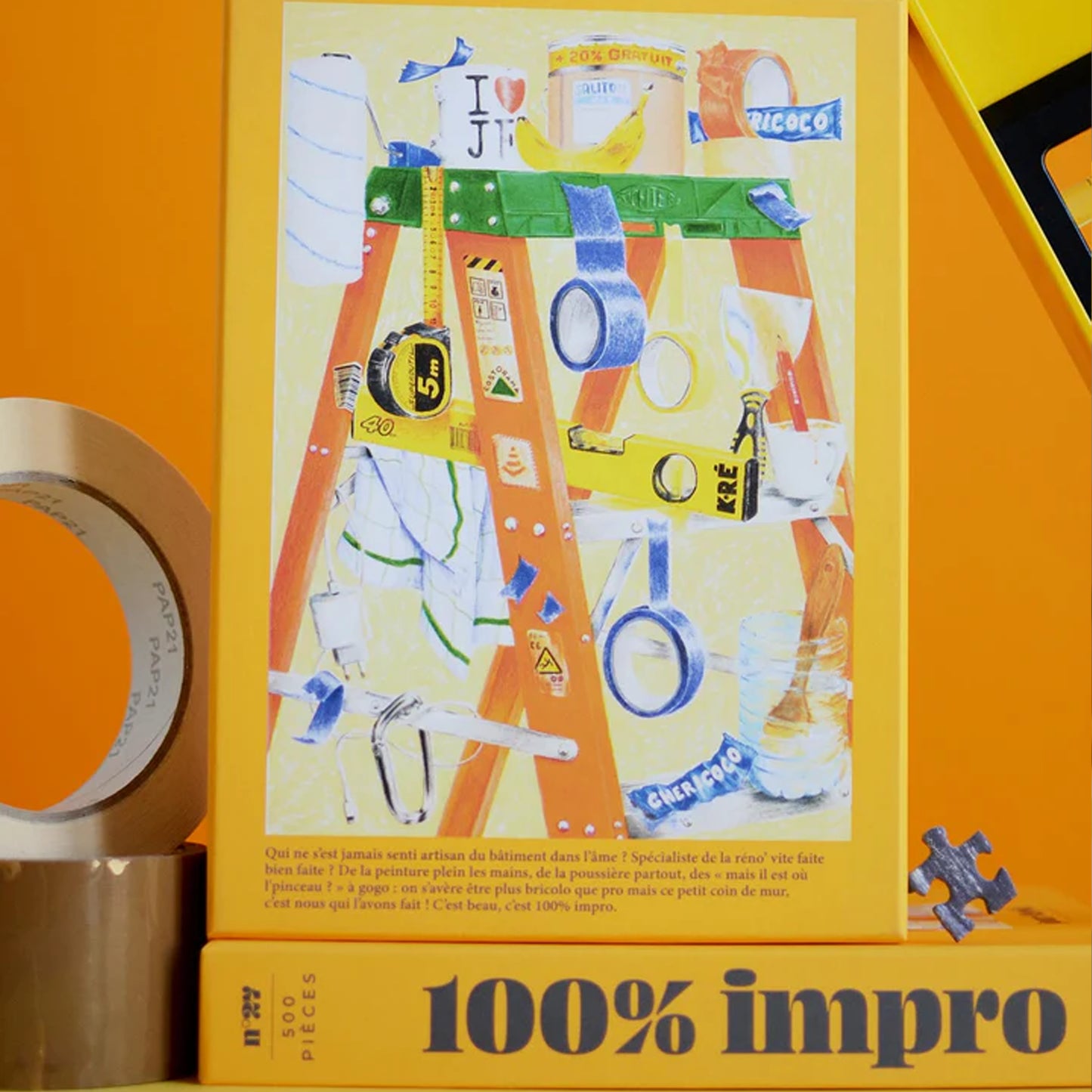 Puzzle 500 pièces 100% impro