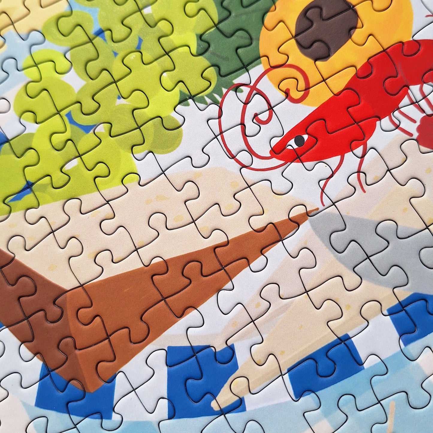 puzzle taxi brousse 1000 pièces tapas y amigos pièce rapportée food