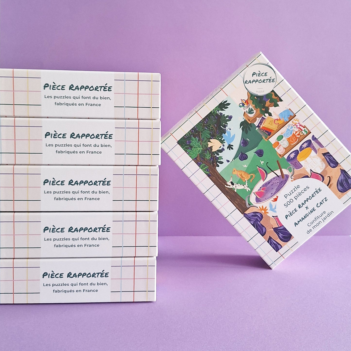 puzzle amadine catz confiture jardin pièce rapportée figue 500 pièces original
