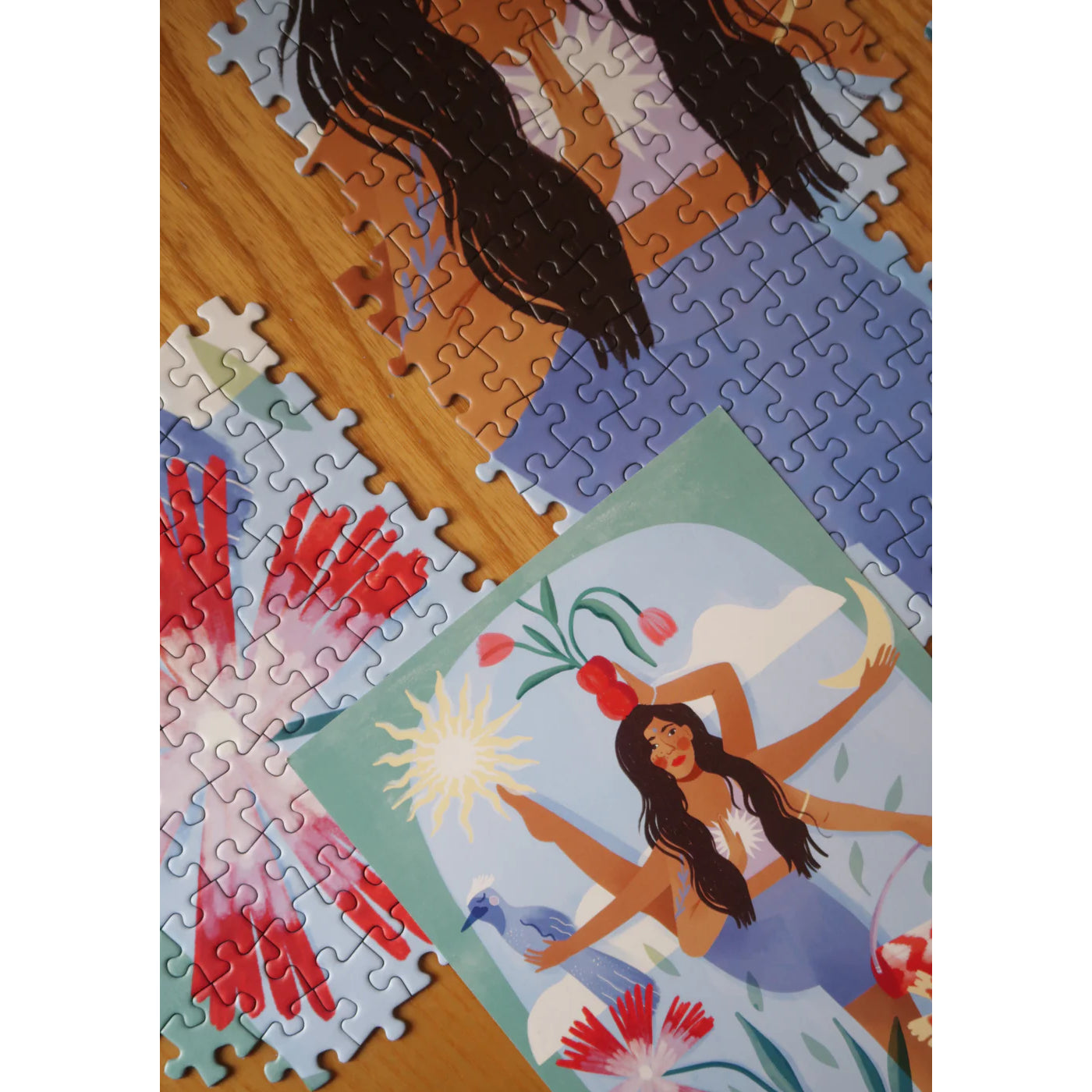 puzzle alma Balancing life Mirjam DE RUITER illustration yoga spiritualité