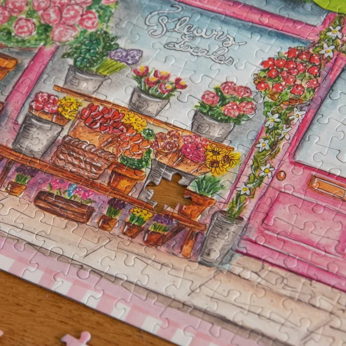puzzle caro from woodland Fleuriste 500 pieces printemps fleur