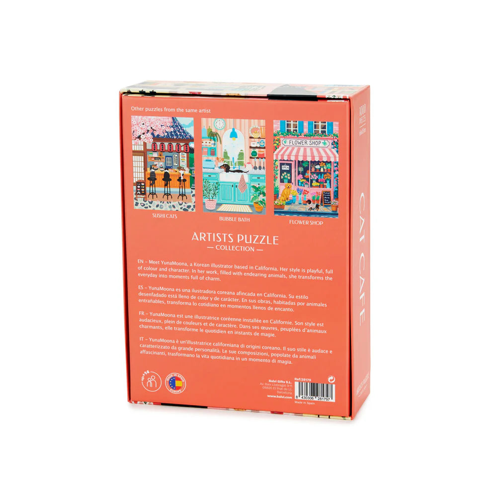 puzzle cat cafe balvi yunamoona 1000 pieces