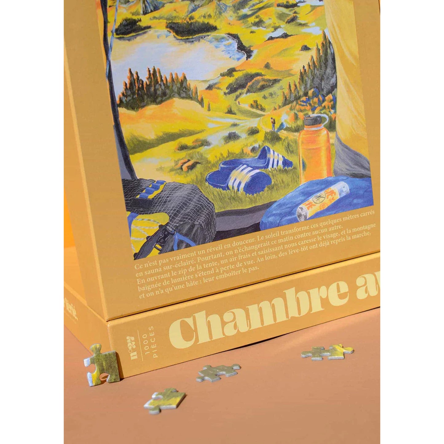 puzzle chambre avec vue 1000 pièces jour ferié tente camping rando montagne