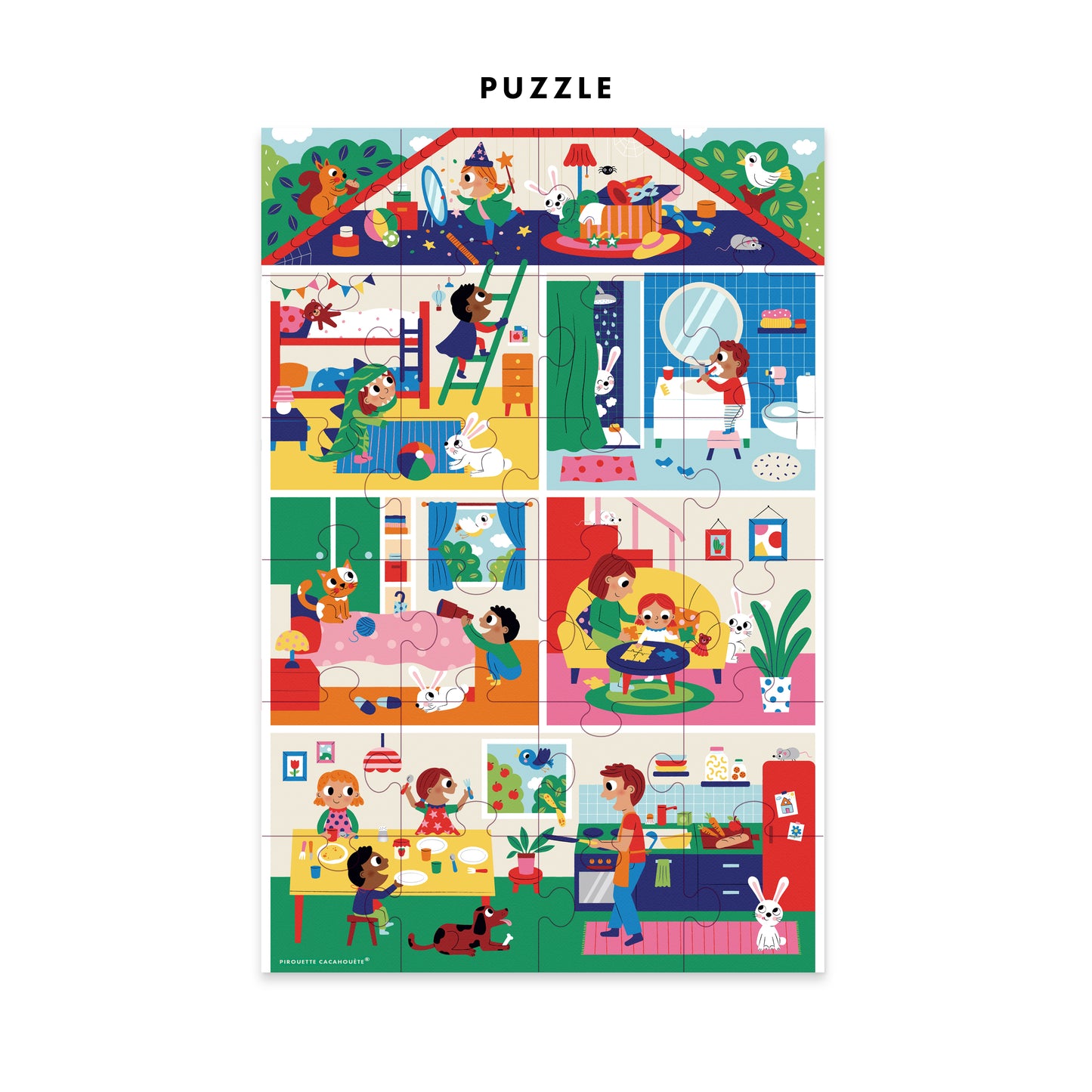 Puzzle enfant La maison