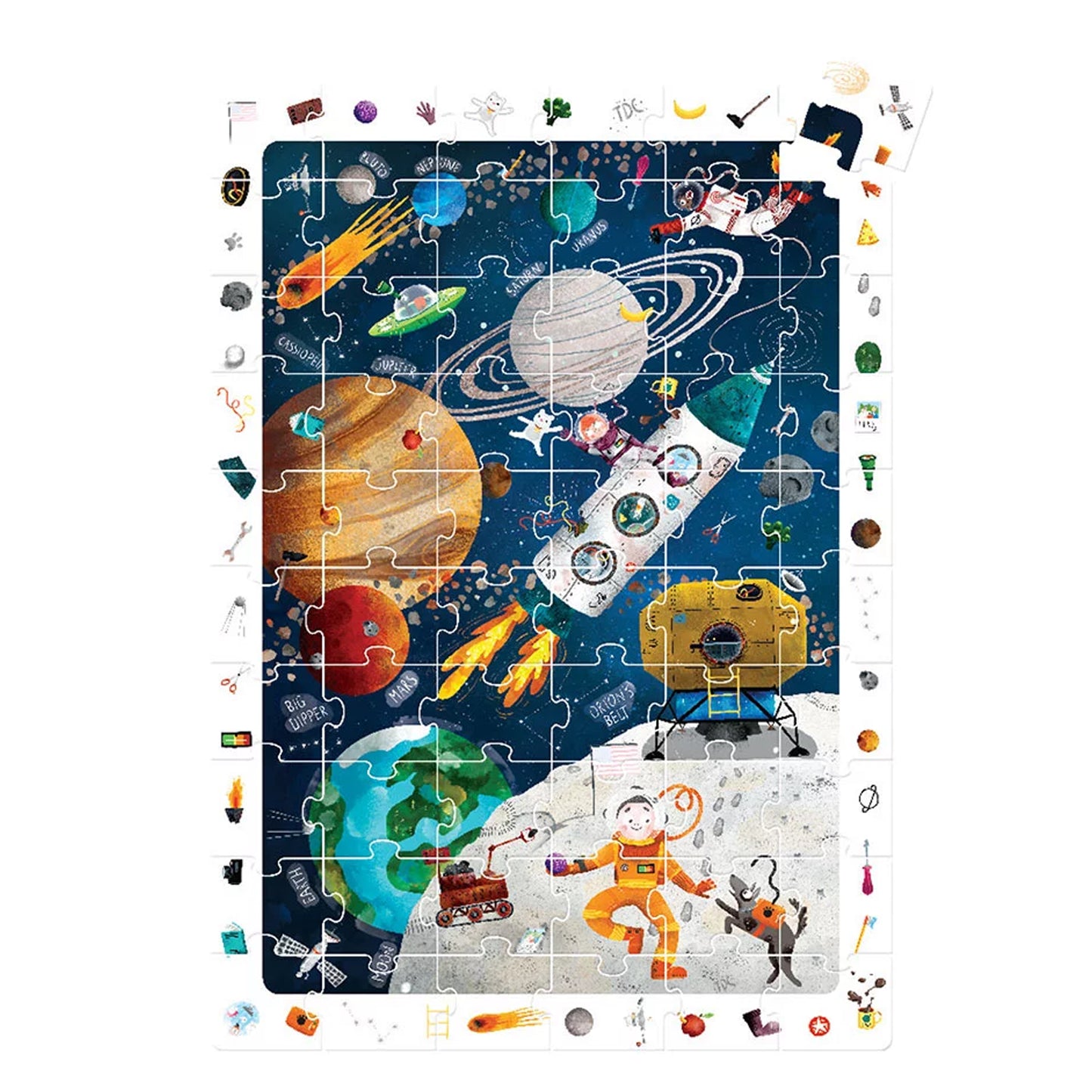 Puzzle enfant observation Espace