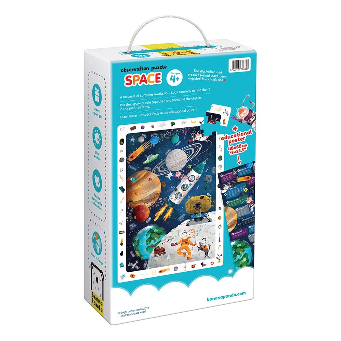 Puzzle enfant observation Espace