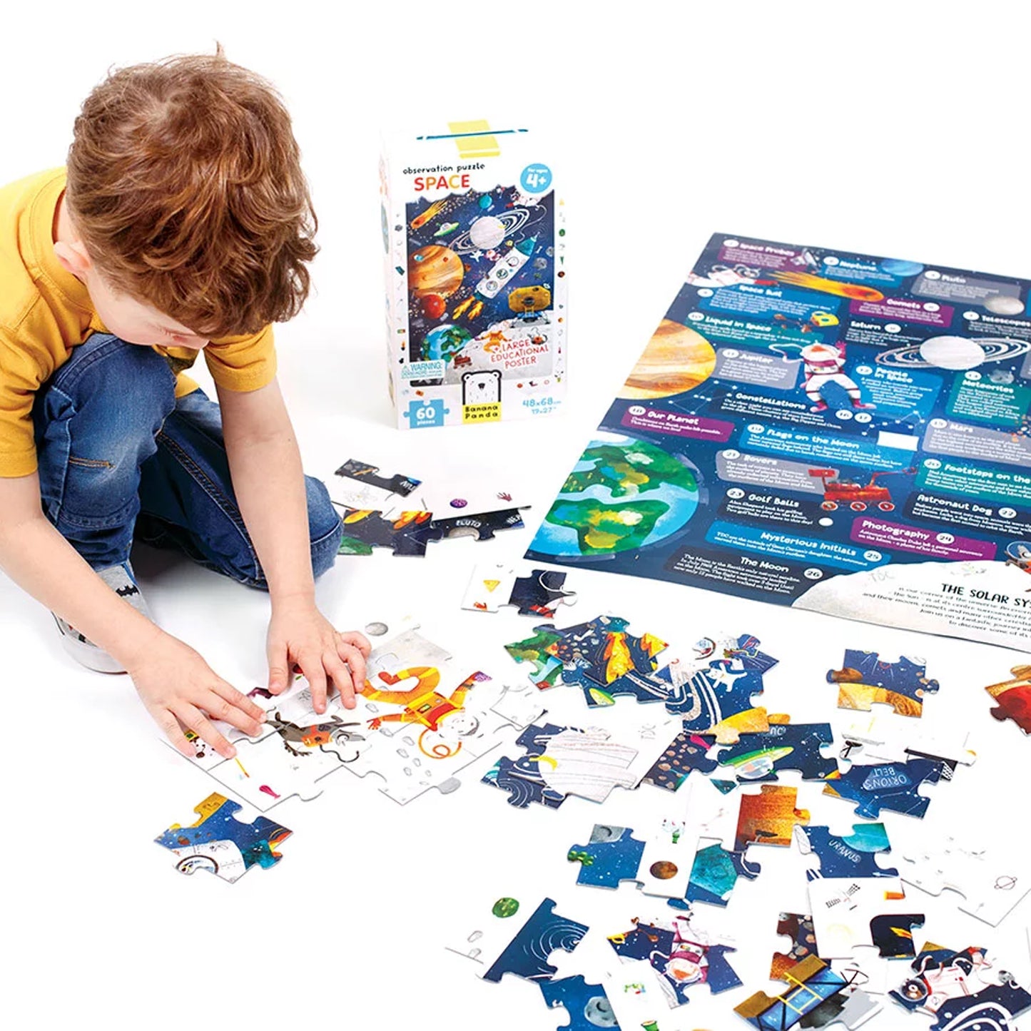 Puzzle enfant observation Espace