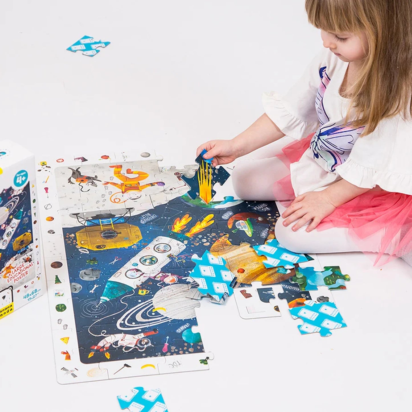 Puzzle enfant observation Espace