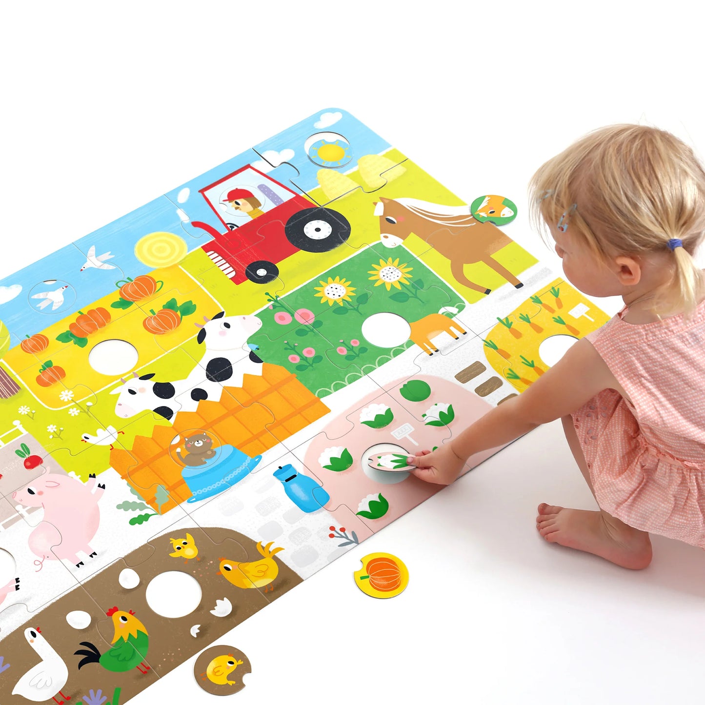 Puzzle enfant Suuuper size Farm match fun