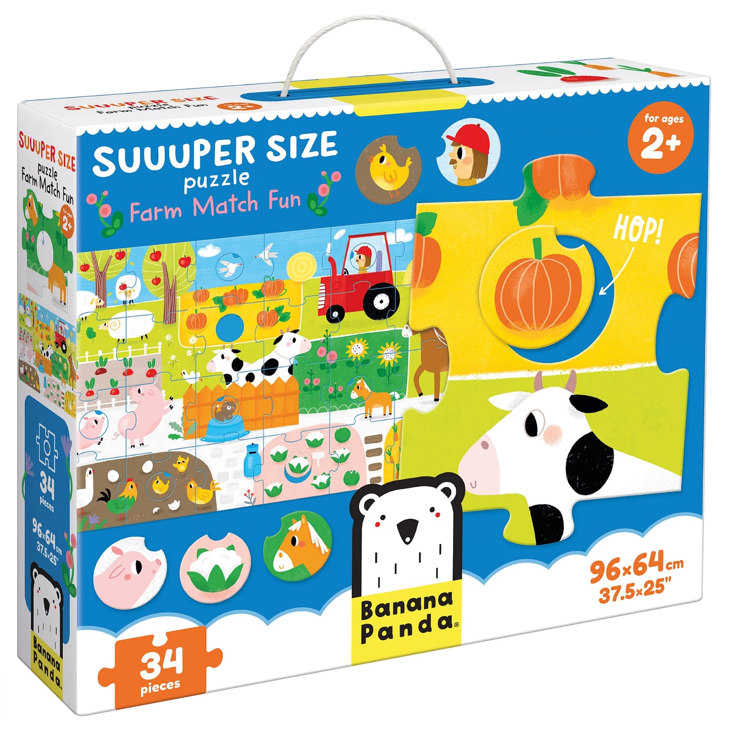Puzzle enfant Suuuper size Farm match fun