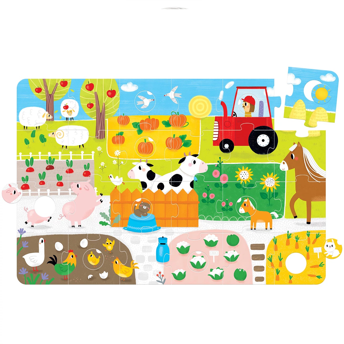 Puzzle enfant Suuuper size Farm match fun