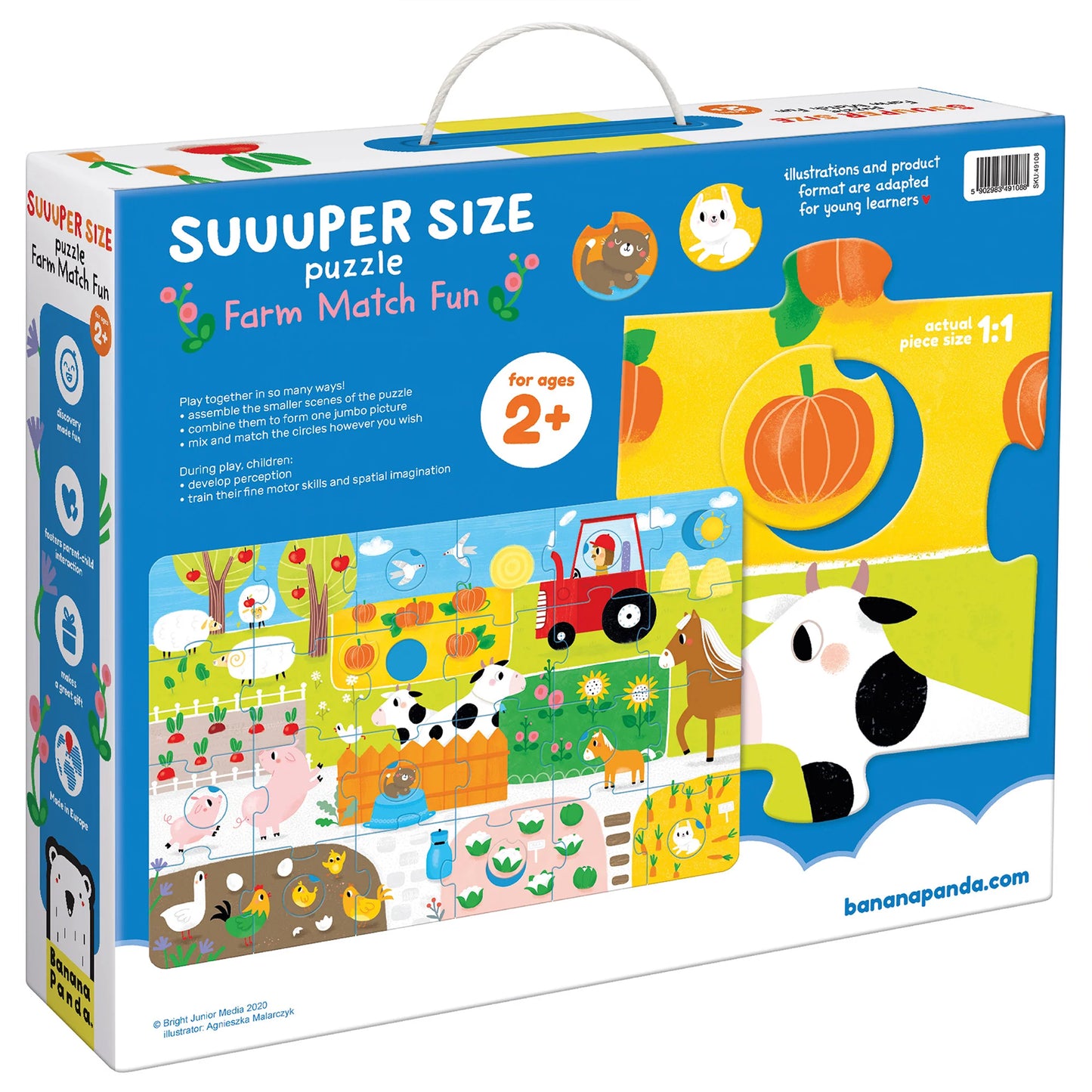 Puzzle enfant Suuuper size Farm match fun