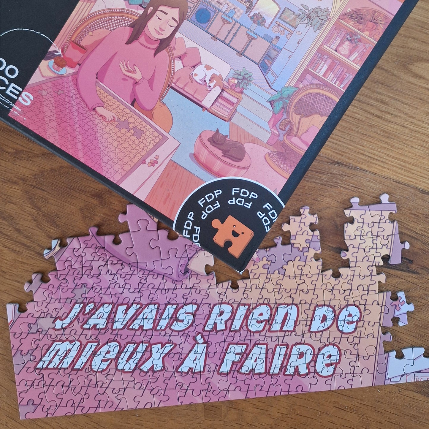 Puzzle 1000 pièces Procrastinaquoi ?