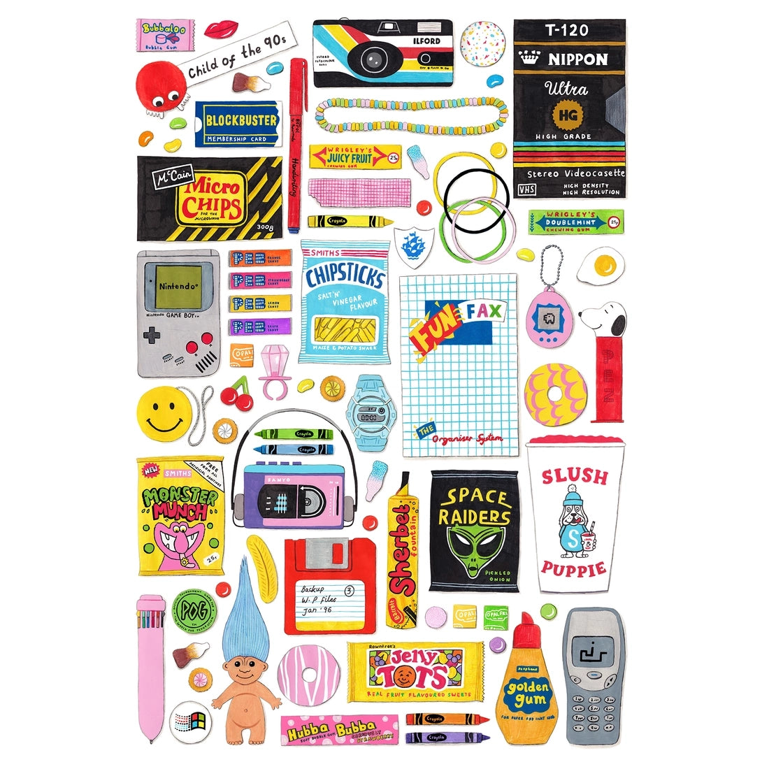 puzzle happily annees 90 vintage souvenir retro 1000 pieces gameboy