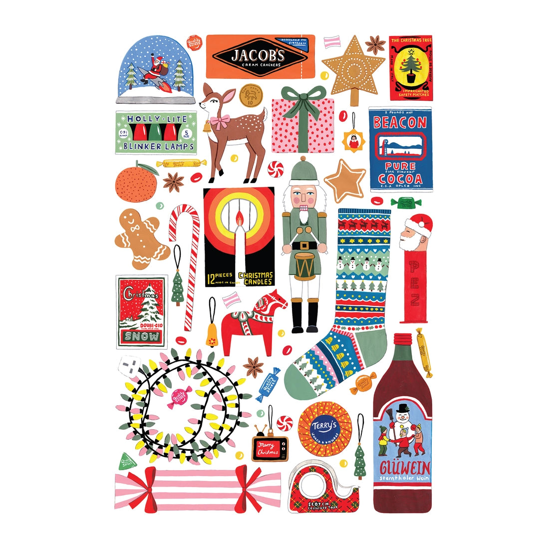 puzzle happily christmas noel hiver 1000 pieces cadeau