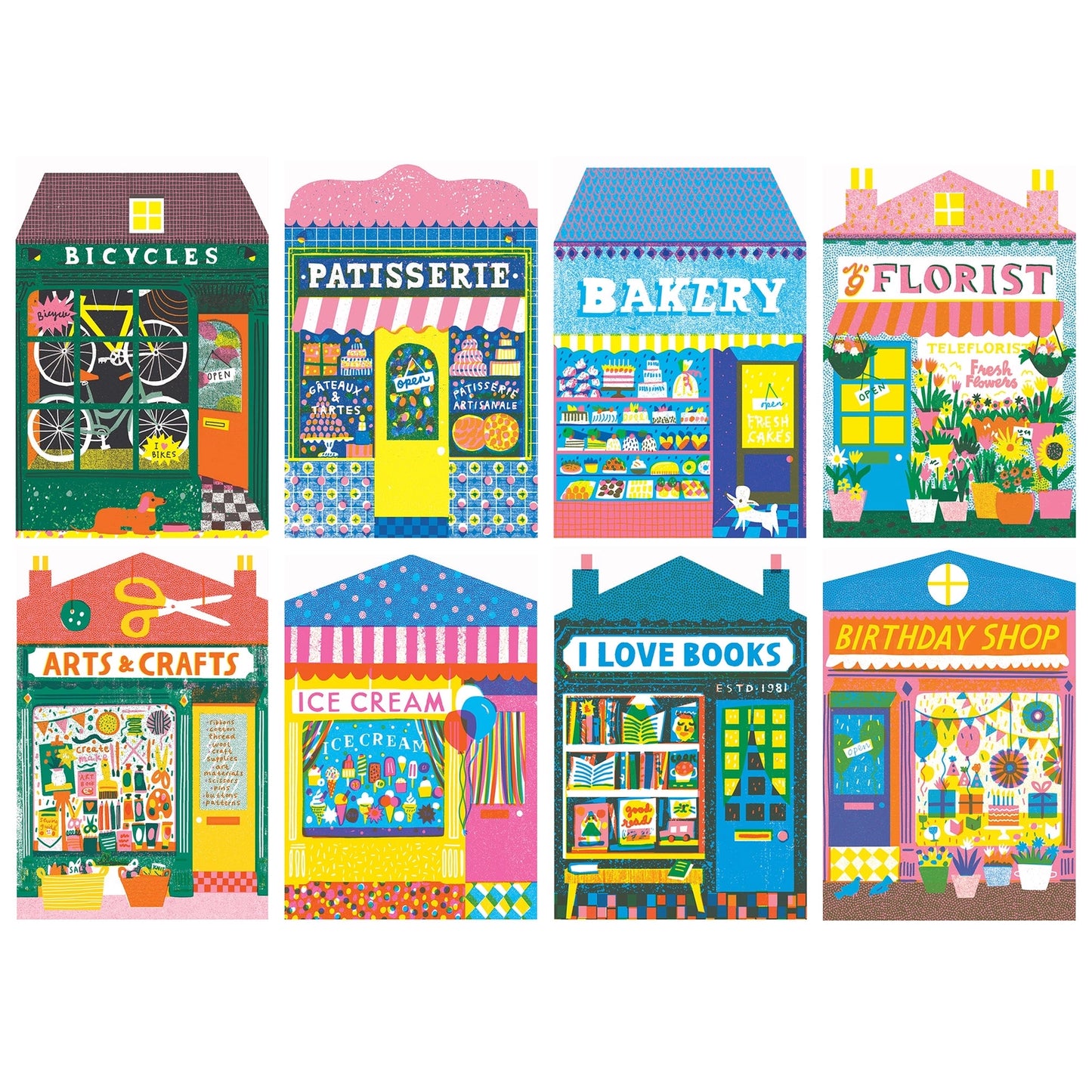 puzzle happily shops devanture boutique londres 1000 pieces